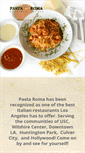 Mobile Screenshot of pastaroma.com